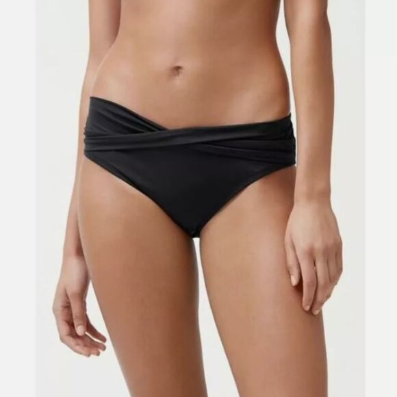 Tommy Bahama Pearl Solids Twist Front High Waisted Bikini Bottom - Picture 3 of 7